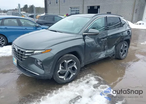 2022 Hyundai Tucson Hybrid Limited z USA, uszkodzony, nr VIN KM8JECA15NU041430